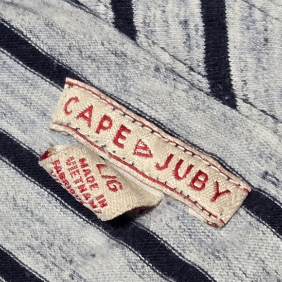 Men's Cape Juby striped polo size large - Picture 3 of 3